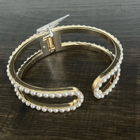 ON 34TH
Gold-Tone Imitation Pearl Double-Row Cuff Bracelet, Created for Macy's - Picture 2 of 3